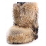 Bilodeau - BLIZZARD Boots, Natural Coyote Fur